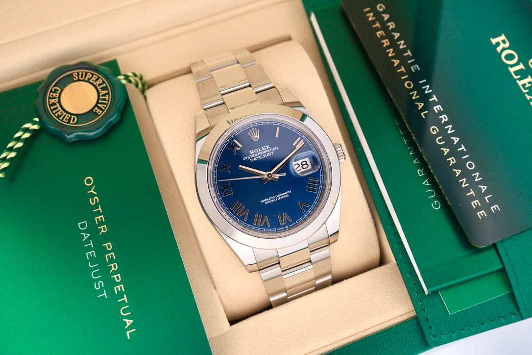 Rolex Datejust 41 Blue Roman Dial (2026)