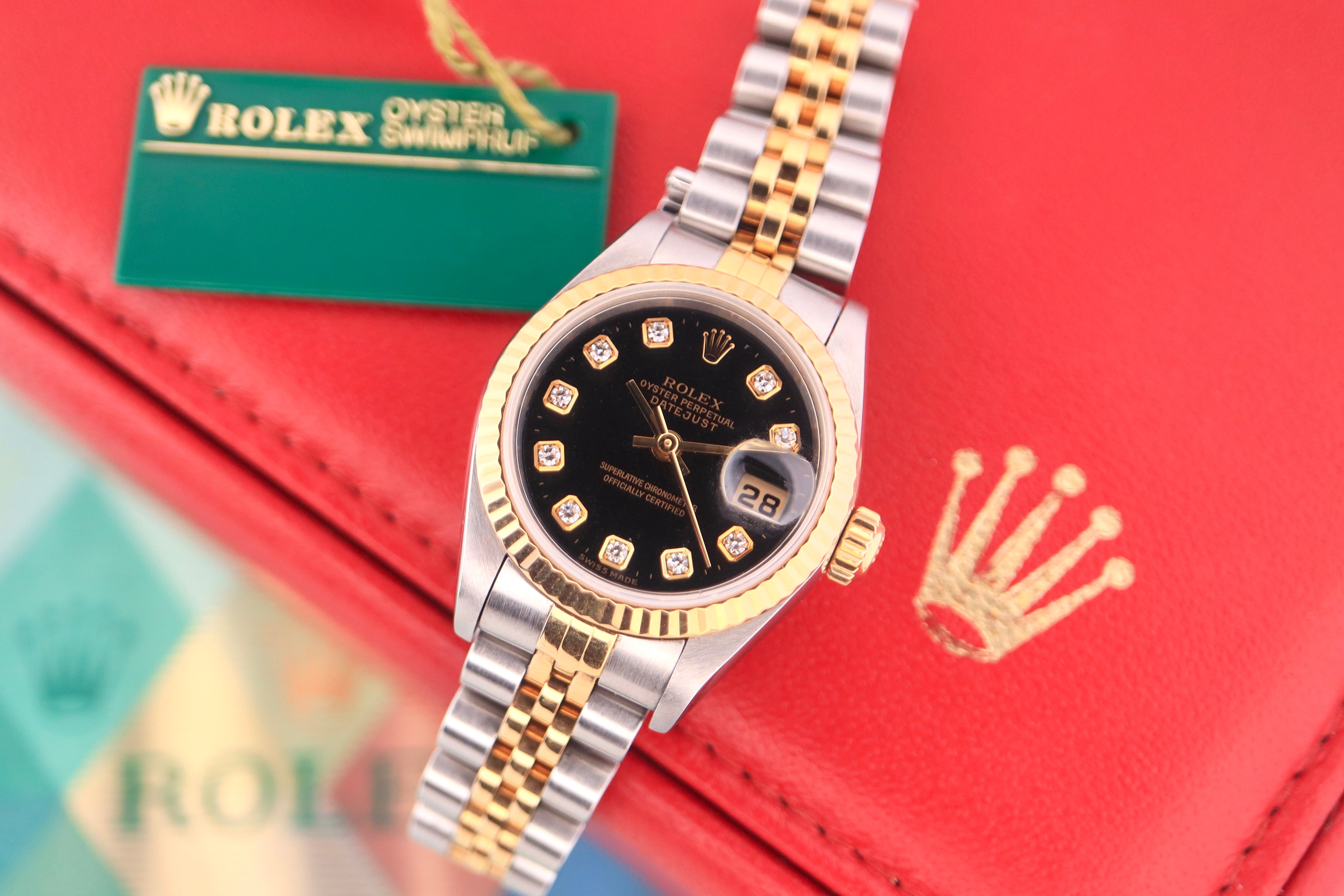 Rolex Datejust 26 Black Diamond Dial