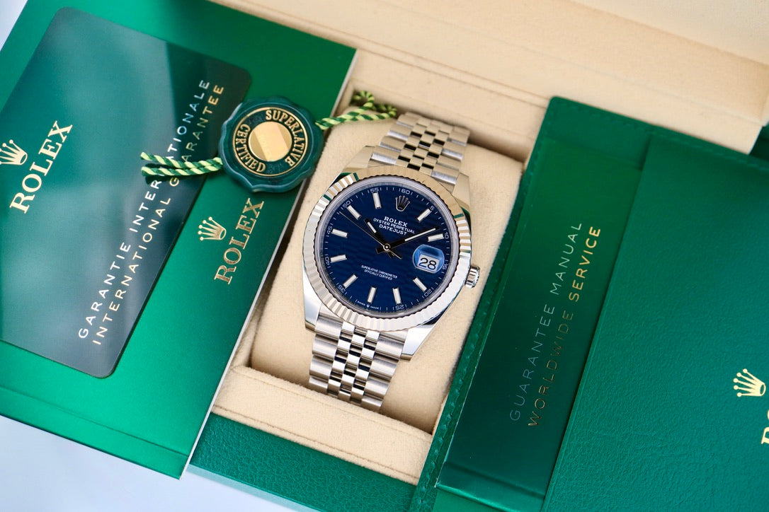 Rolex Datejust 41 Blue Motif - Rare Dial (2022)