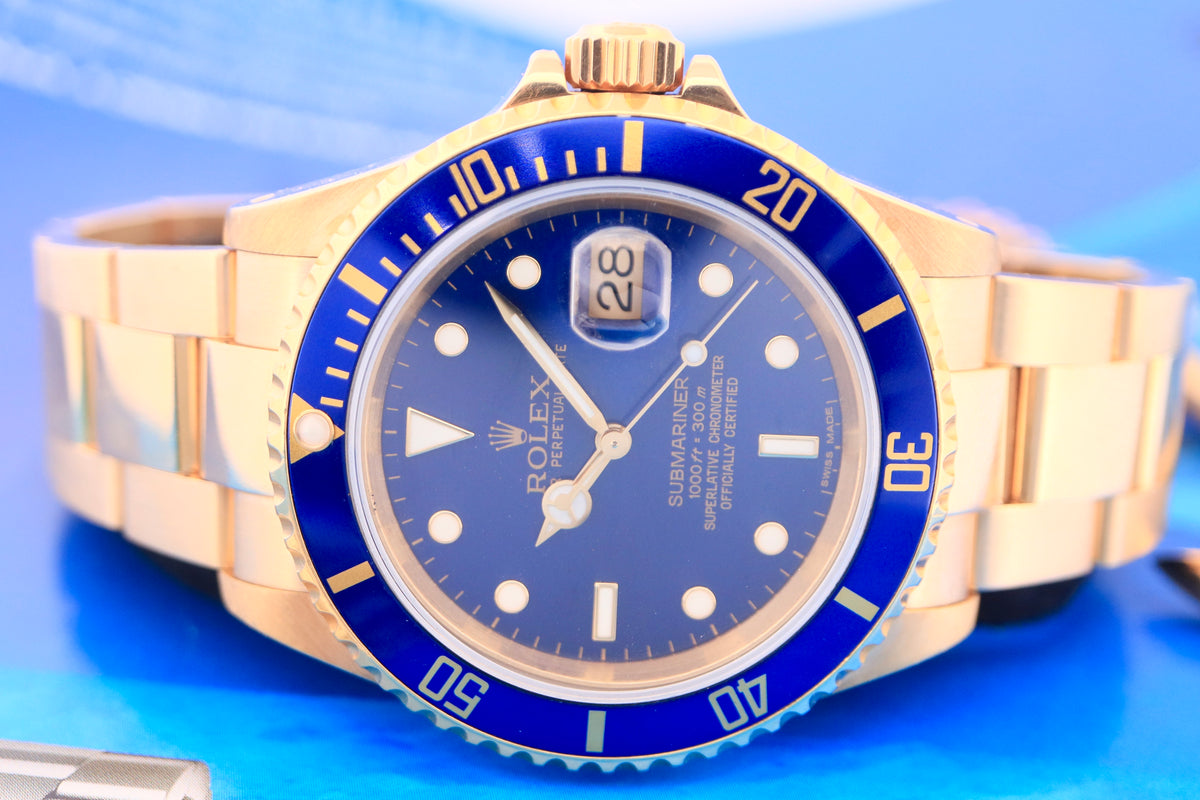 Rolex Submariner Date 16618LB "Bluesy" (2003)