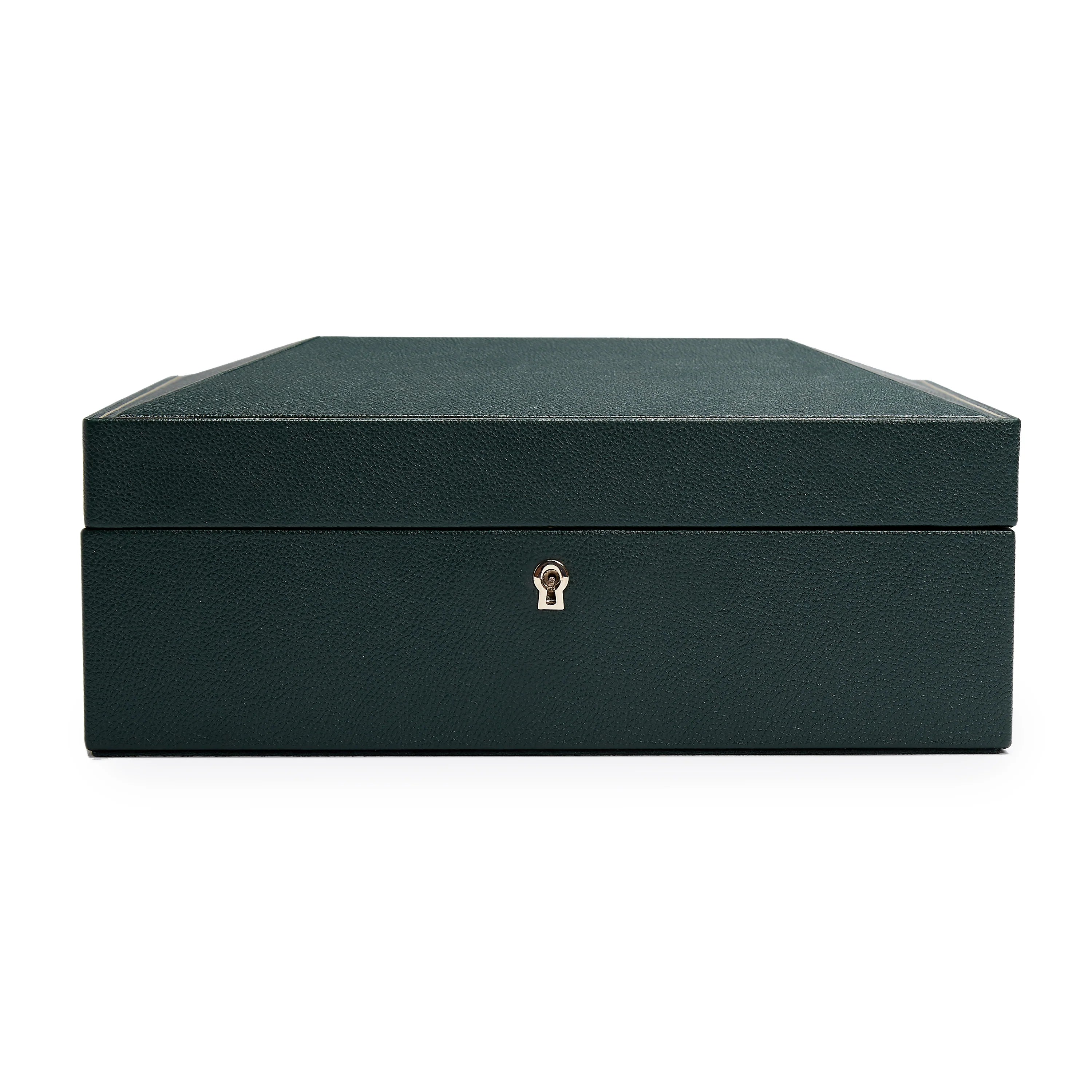 WOLF - British Racing Green 8pc Watch Box