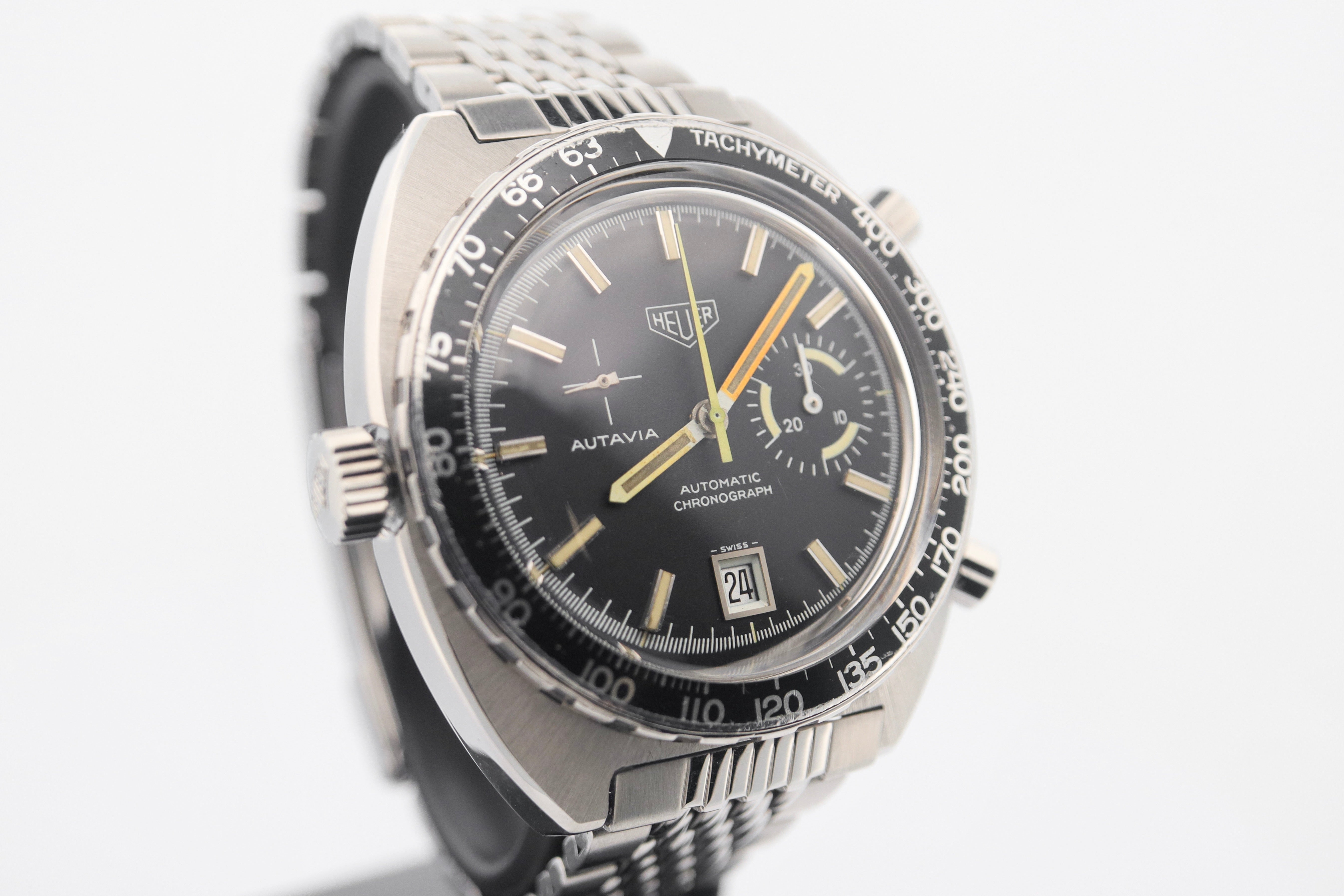 Vintage Heuer Autavia "Orange Boy"