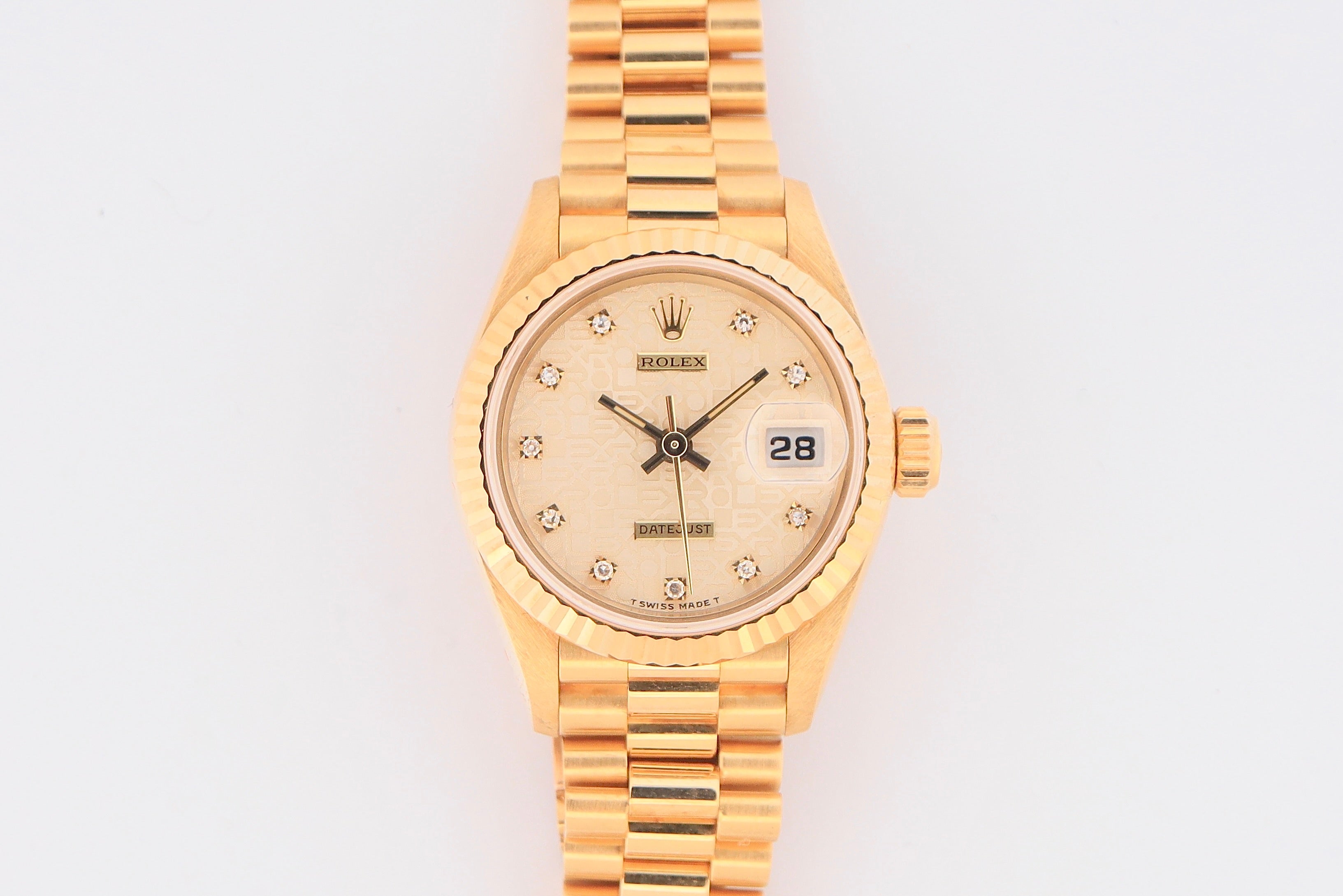 Rolex Datejust 26 - 18ct Yellow Gold Diamond Dial