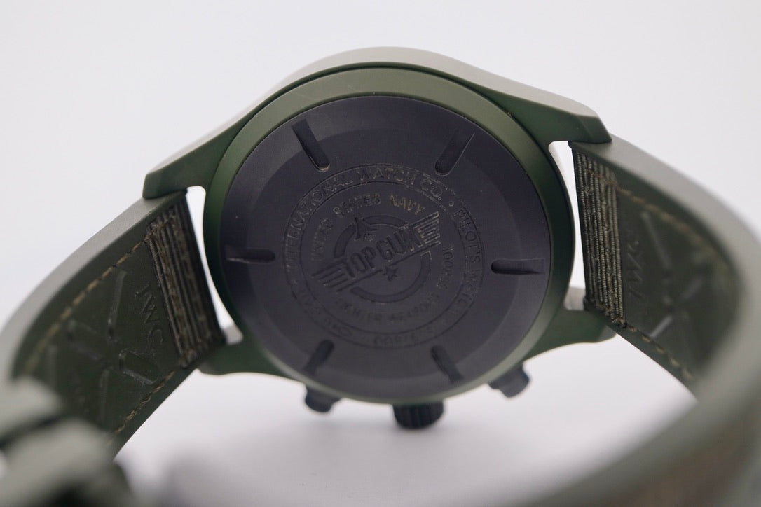 Men's IWC Pilot’s Watch Chronograph TOP GUN Edition "Woodland"