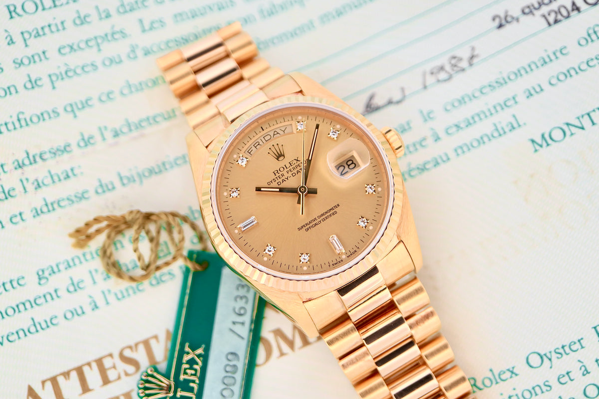 Vintage Rolex Day-Date 18038 (1987)