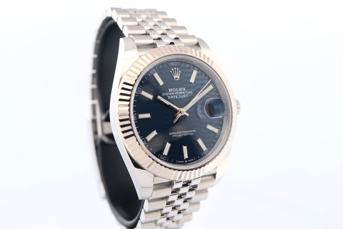 Rolex Datejust 41 Blue Motif - Rare Dial (2022)