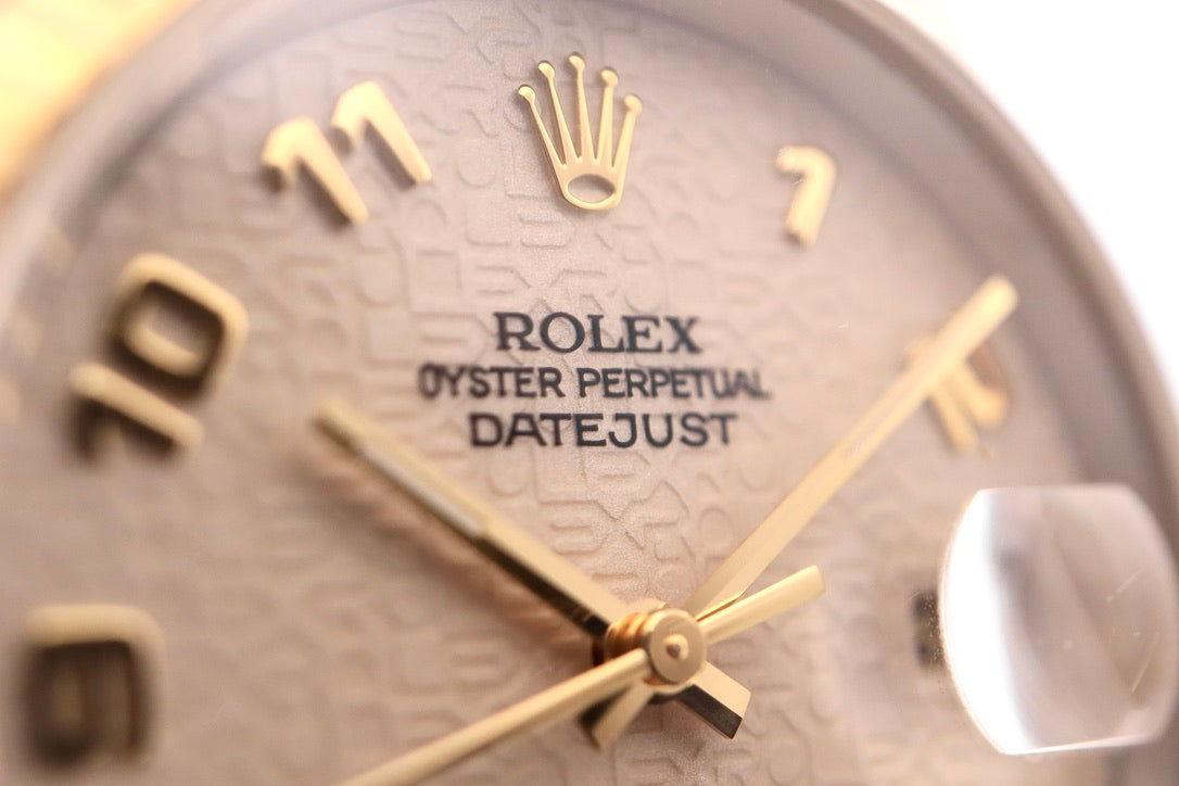 Rolex Datejust 36 Rare Ivory Jubilee Dial