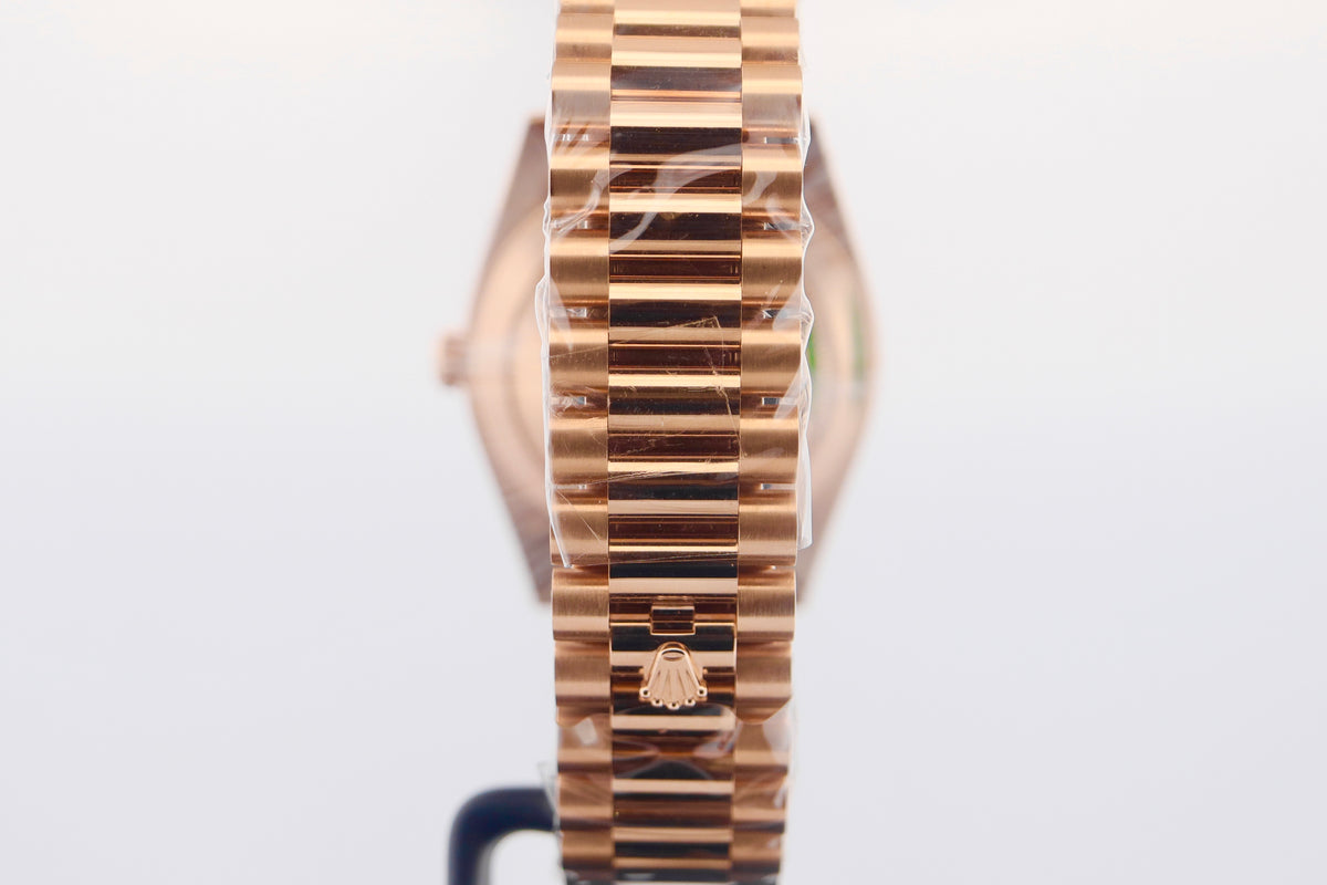 Rolex Day-Date 40 Everose Gold Olive Dial (2023)
