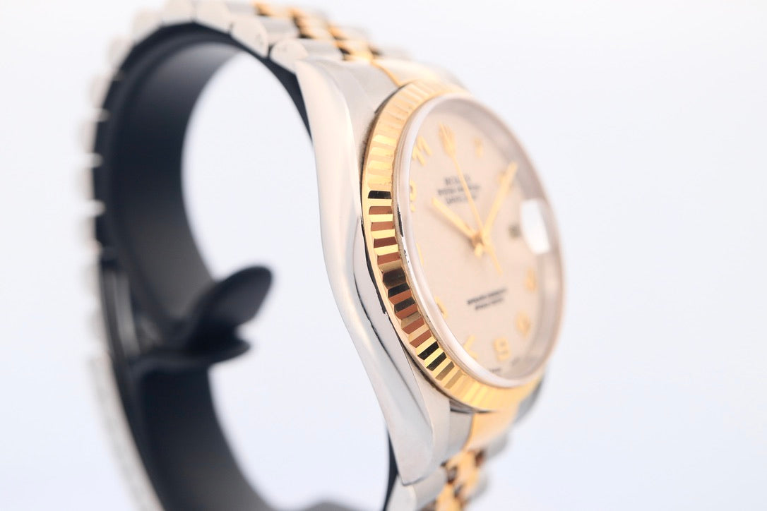 Rolex Datejust 36 Rare Ivory Jubilee Dial