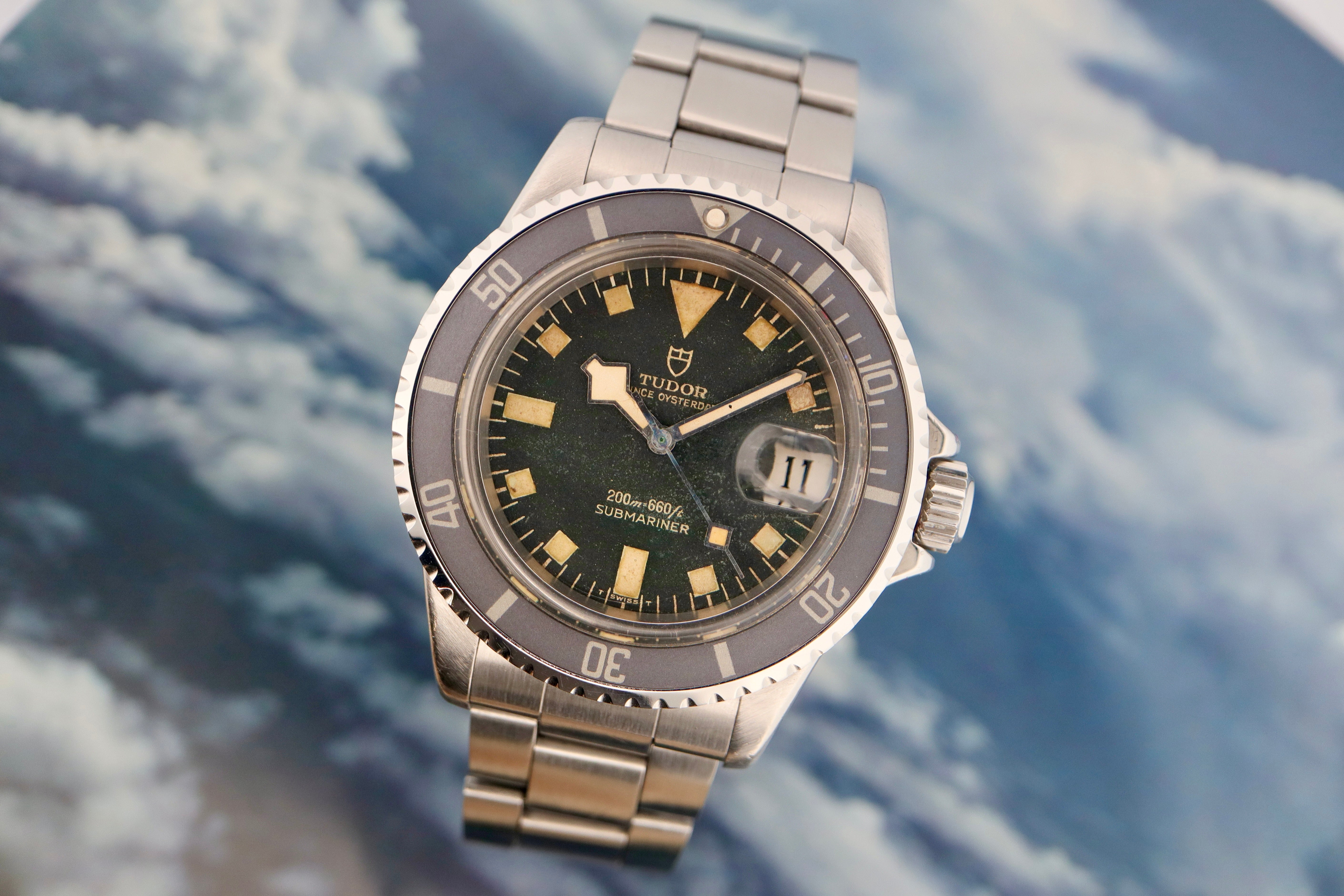 Vintage Tudor Oyster Price Submariner "Snowflake"
