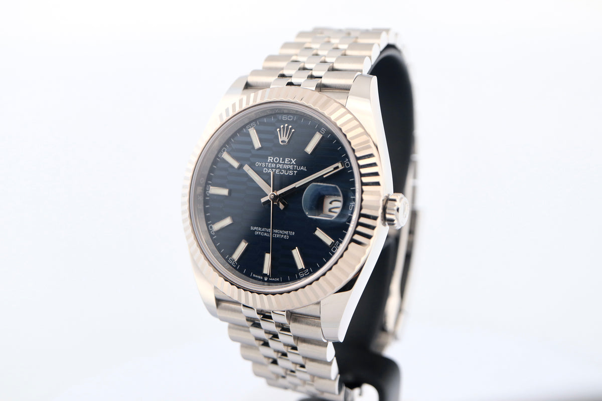 Rolex Datejust 41 Blue Motif - Rare Dial (2022)