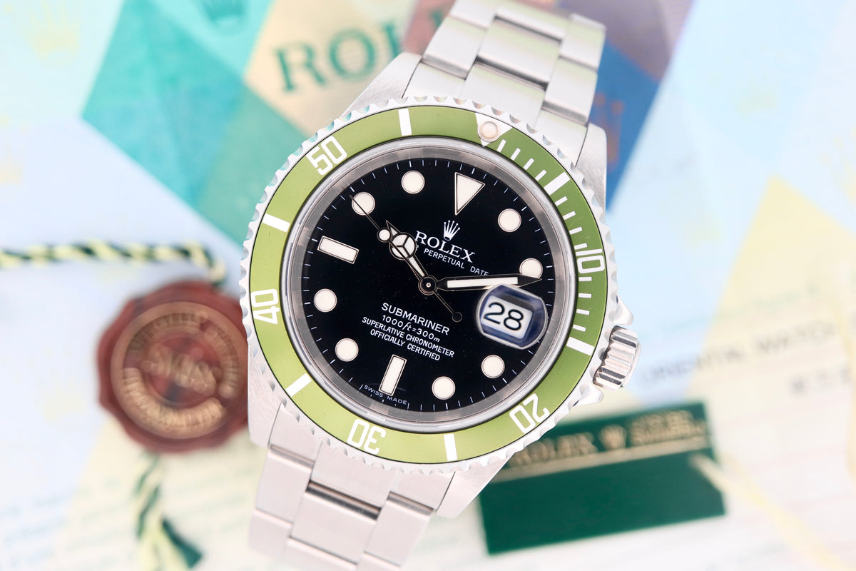 Rolex Submariner Date 'Kermit' 16610LV (2006)