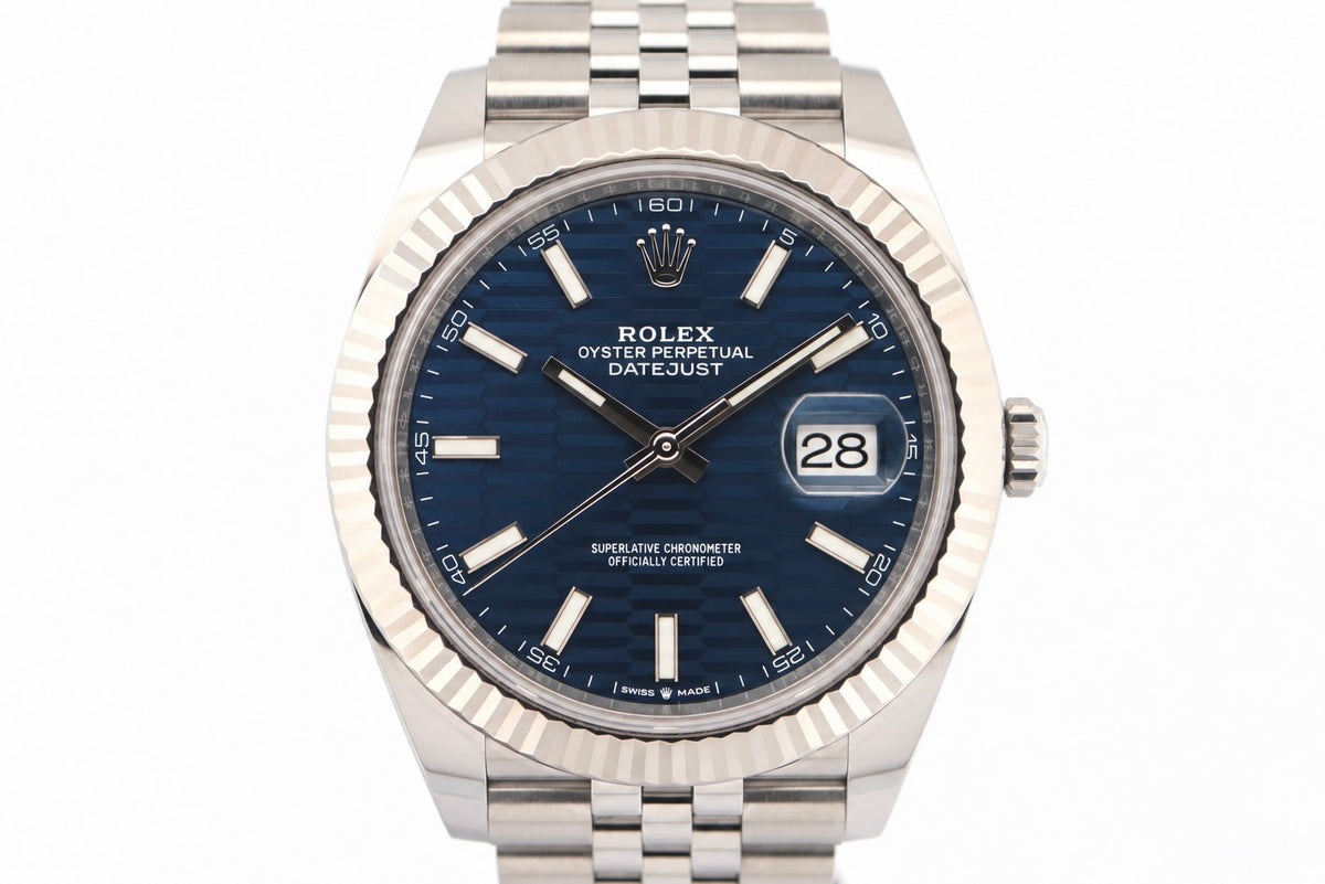 Rolex Datejust 41 Blue Motif - Rare Dial (2022)