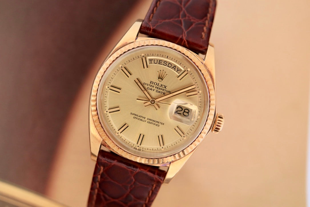 Vintage Rolex Day-Date 36 1803 "Wide Boy" (1972)