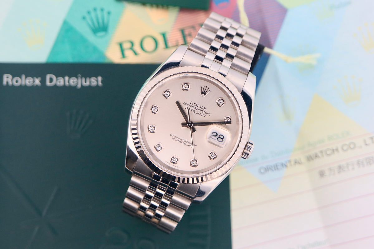 Rolex Datejust 36 Diamond Dial