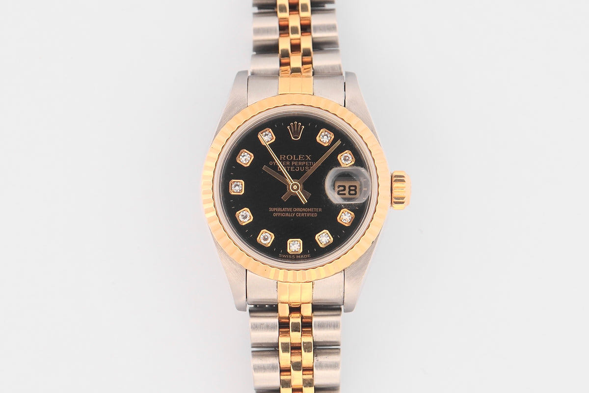 Rolex Datejust 26 Black Diamond Dial