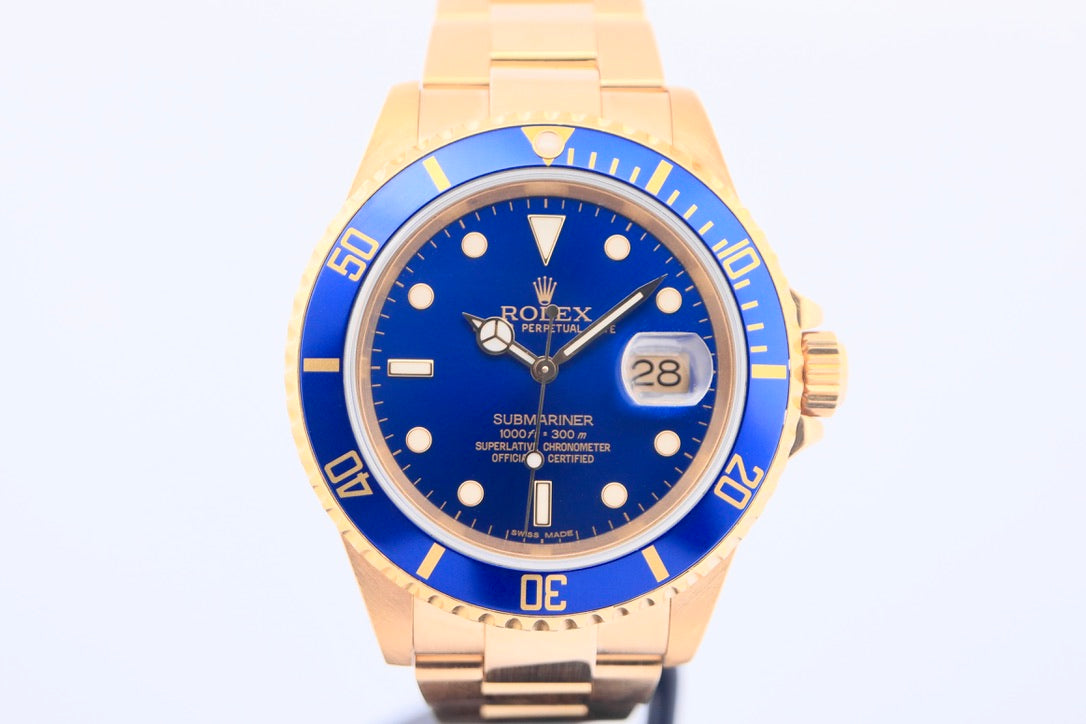 Rolex Submariner Date 16618LB "Bluesy" (2003)