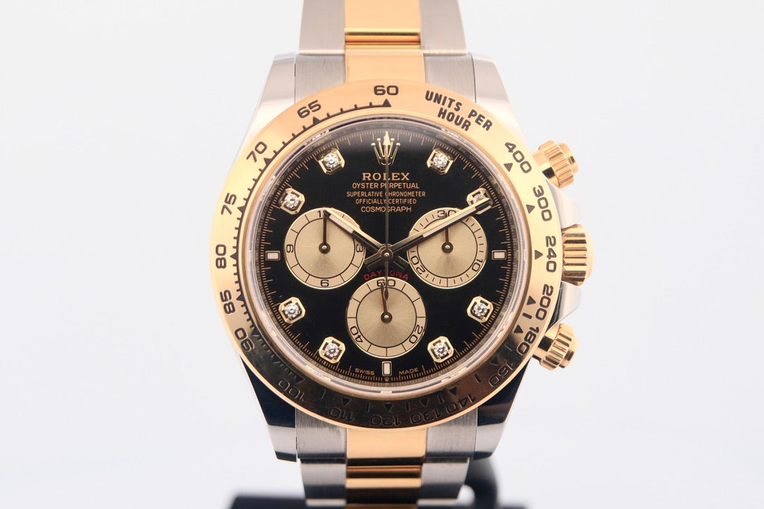 Rolex Cosmograph Daytona - "Rolesor" Diamond Set Dial