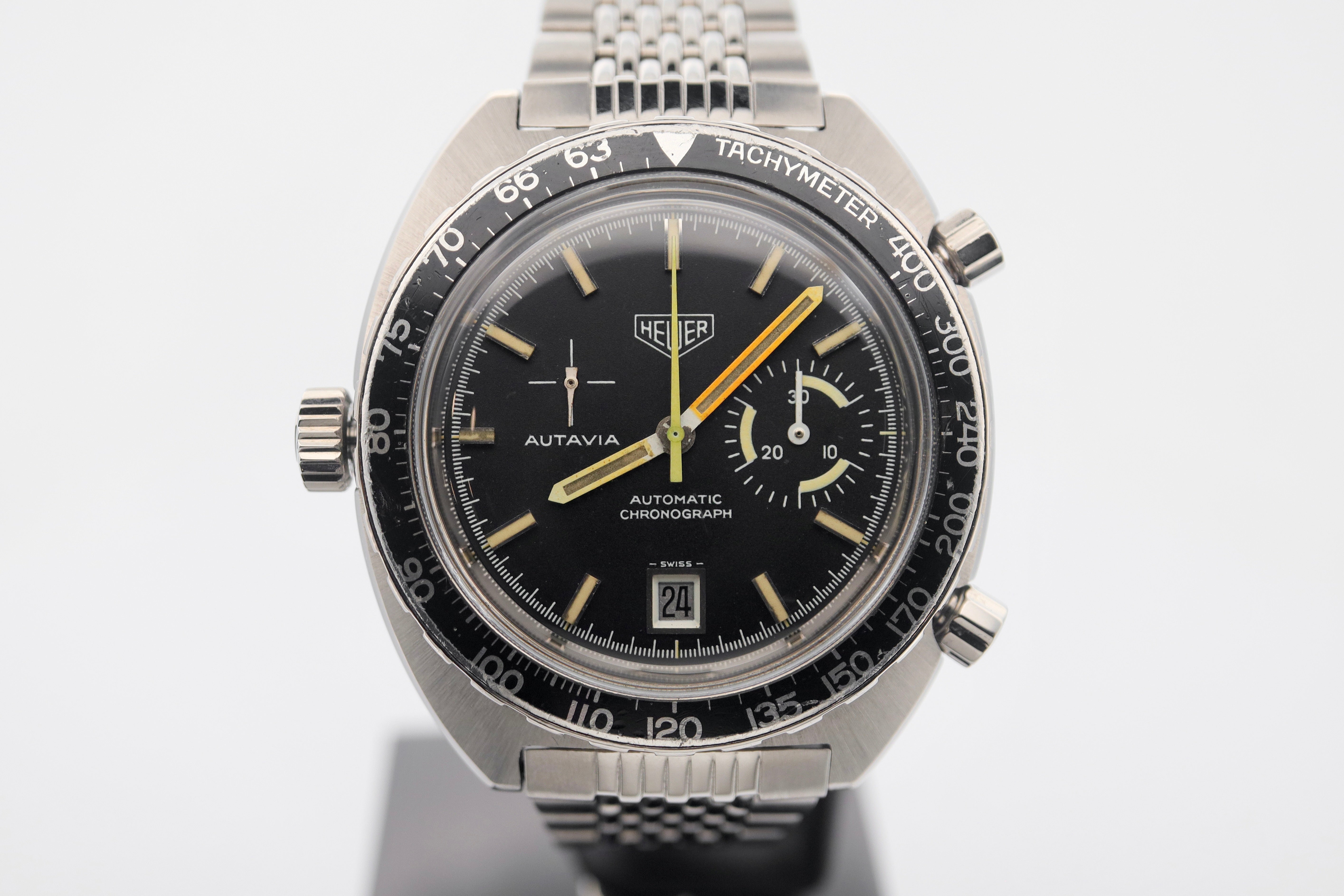 Vintage Heuer Autavia "Orange Boy"