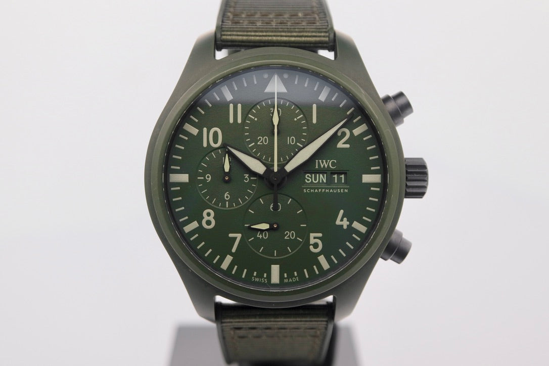 Men's IWC Pilot’s Watch Chronograph TOP GUN Edition "Woodland"