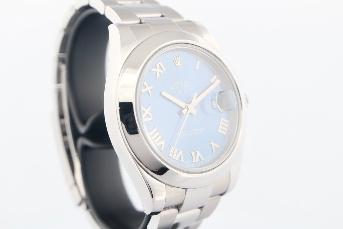 Rolex Datejust ll Blue Dial Roman Numerals (2016)