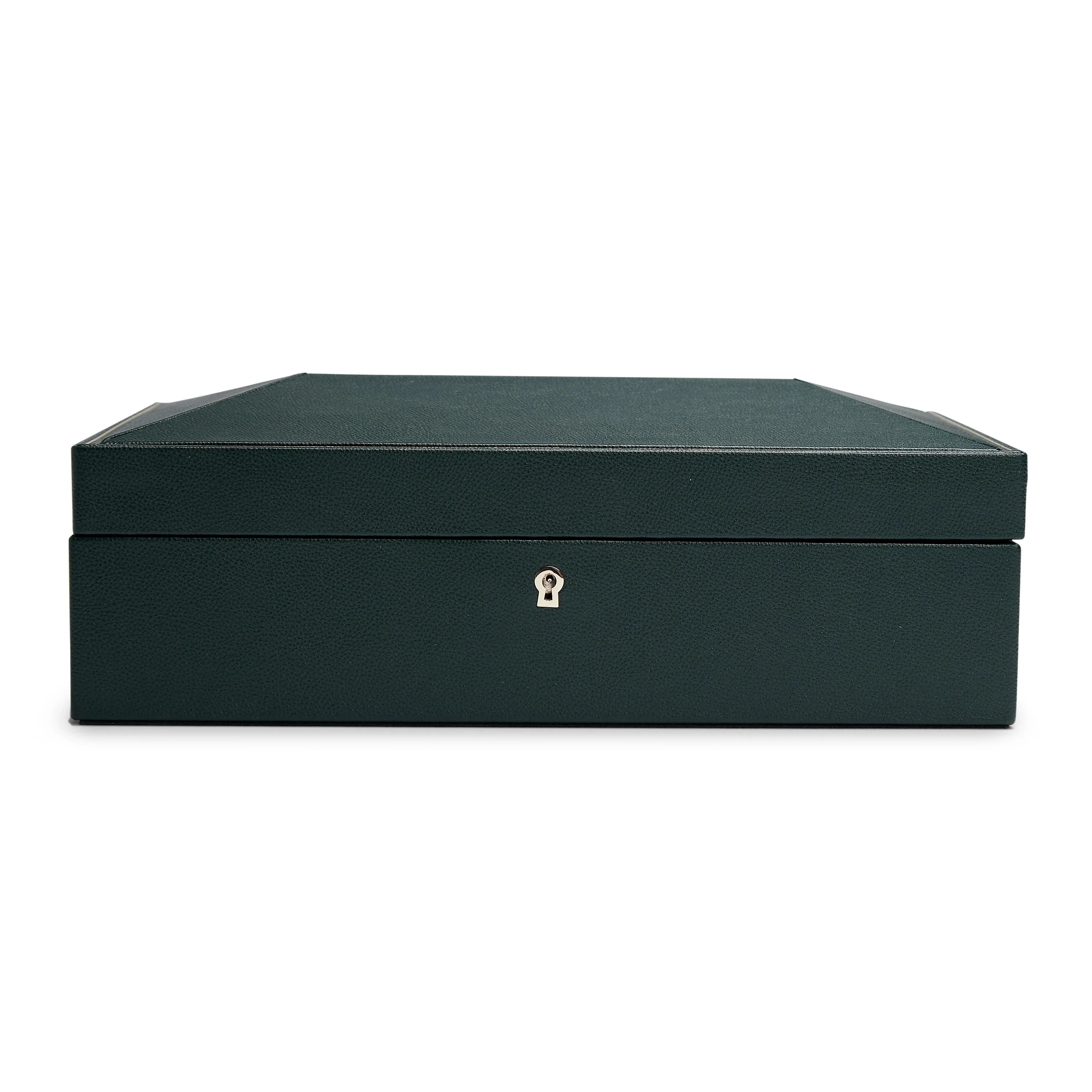 WOLF - British Racing Green 10p Watch Box