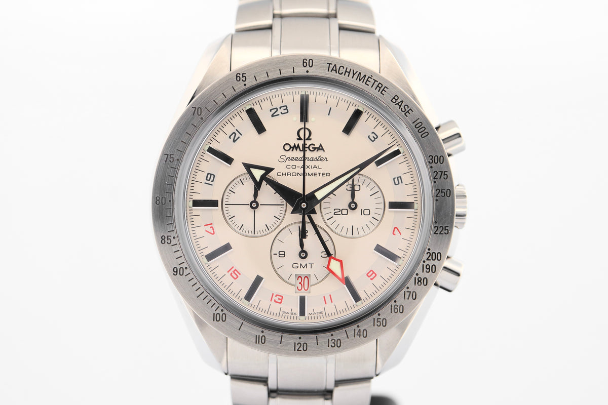 Omega Speedmaster Broad Arrow Co-Axial GMT