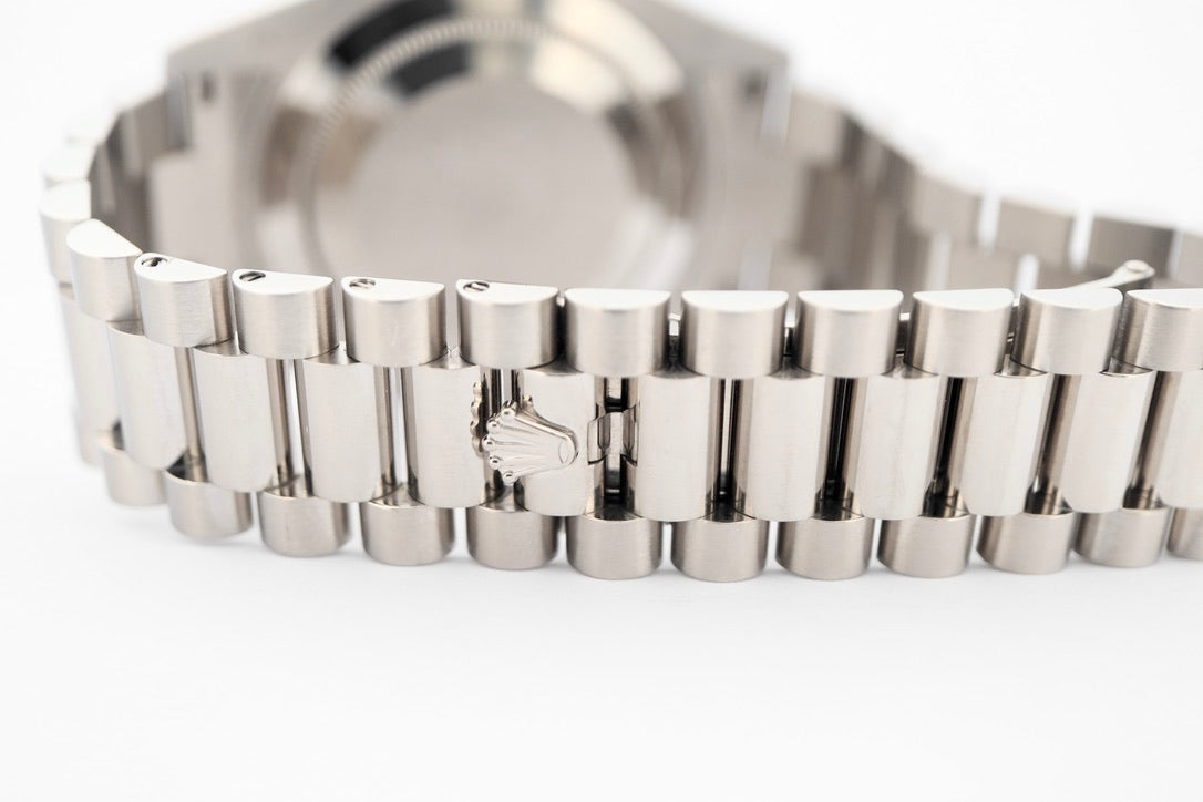 Rolex Day-Date ll White Gold Diamond Dial (2015)