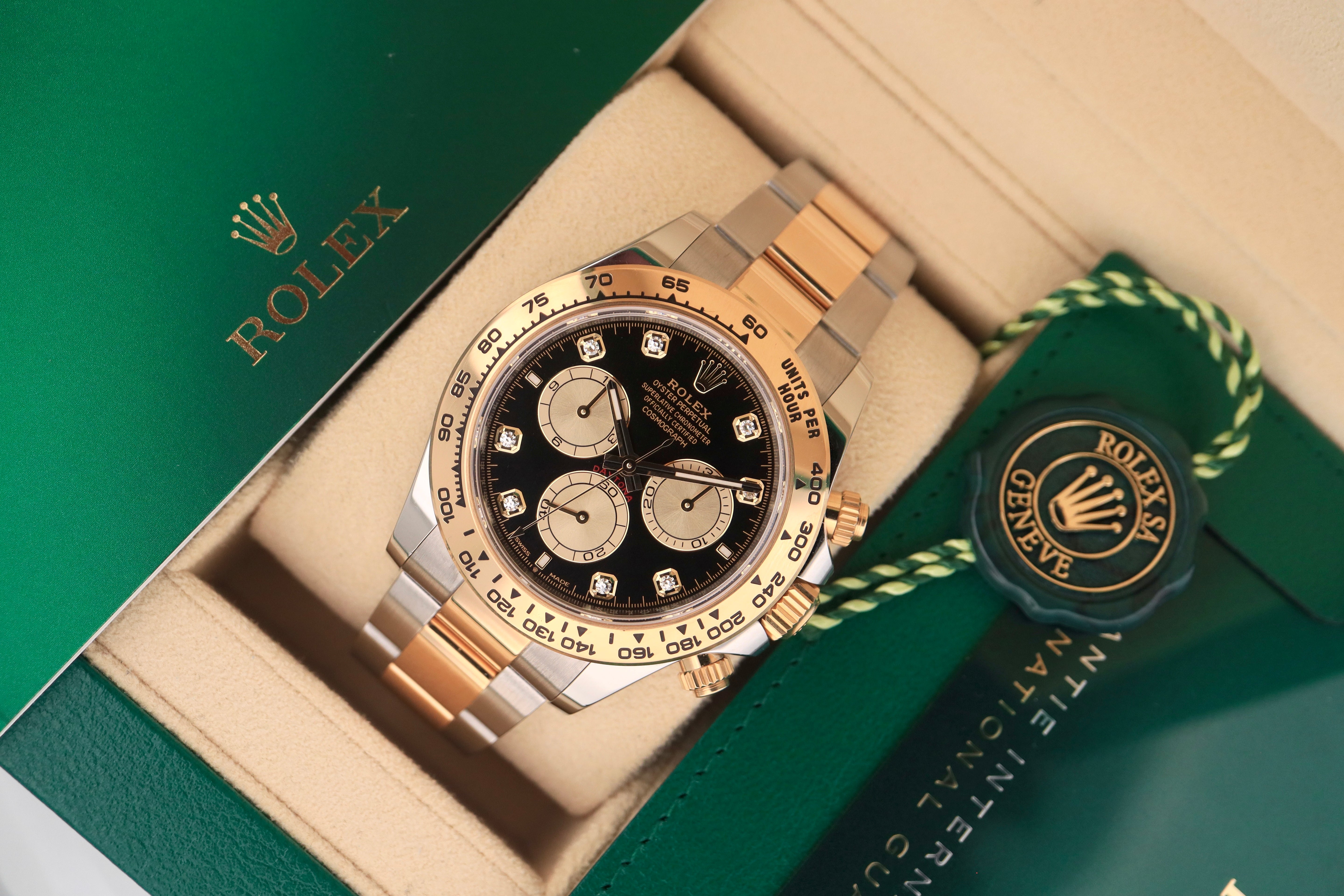 Rolex Cosmograph Daytona "Rolesor" Diamond Set Dial