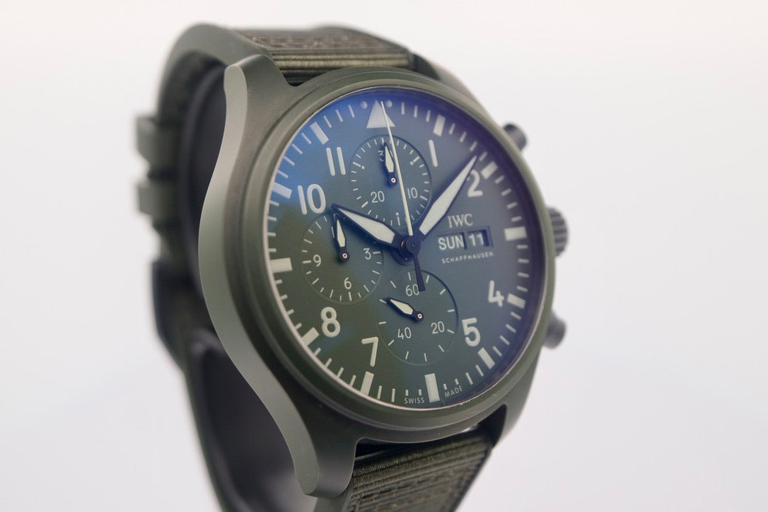 Men's IWC Pilot’s Watch Chronograph TOP GUN Edition "Woodland"