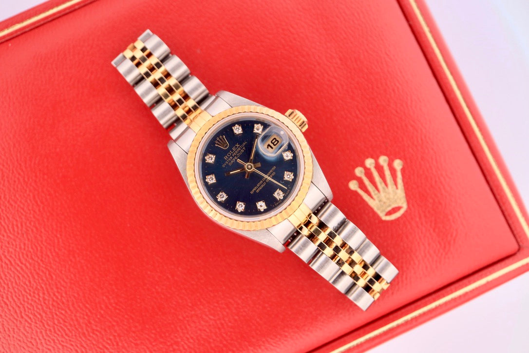 Rolex Datejust 26 Blue Diamond Dial - Rare (1994)