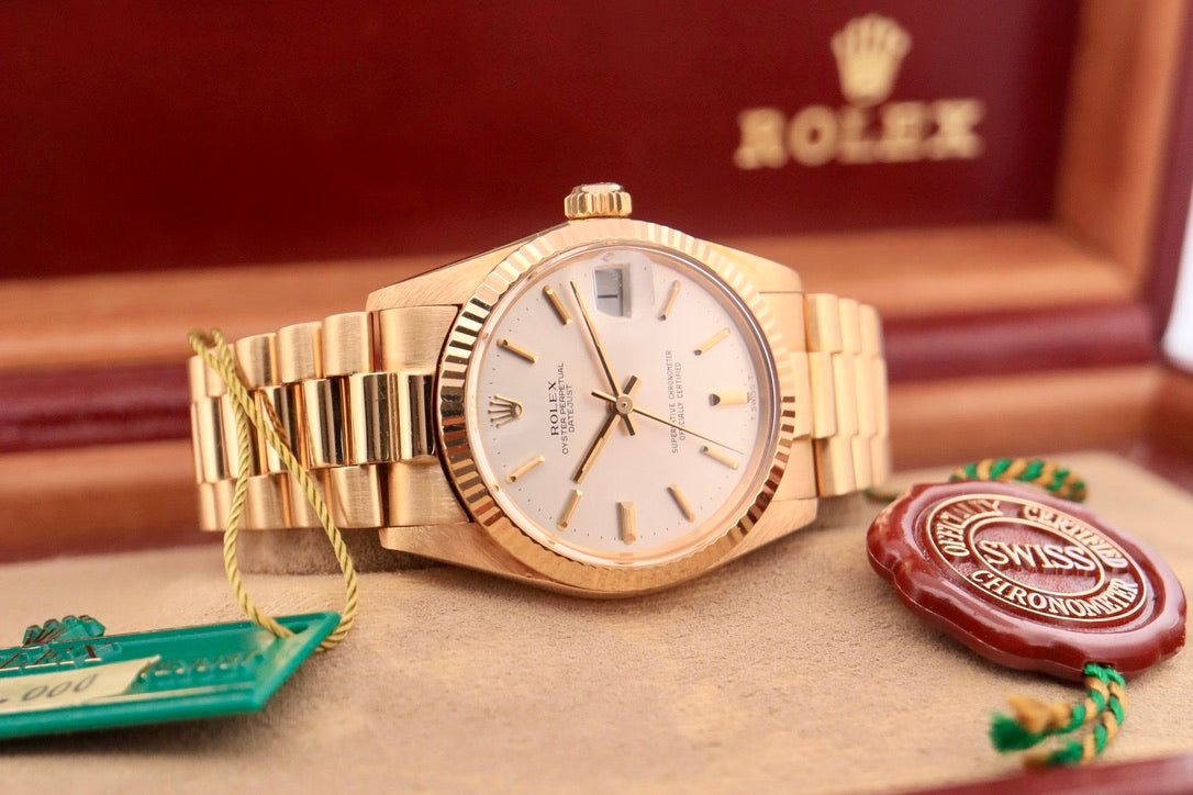 Vintage Rolex Datejust 31 in Yellow Gold (1982)