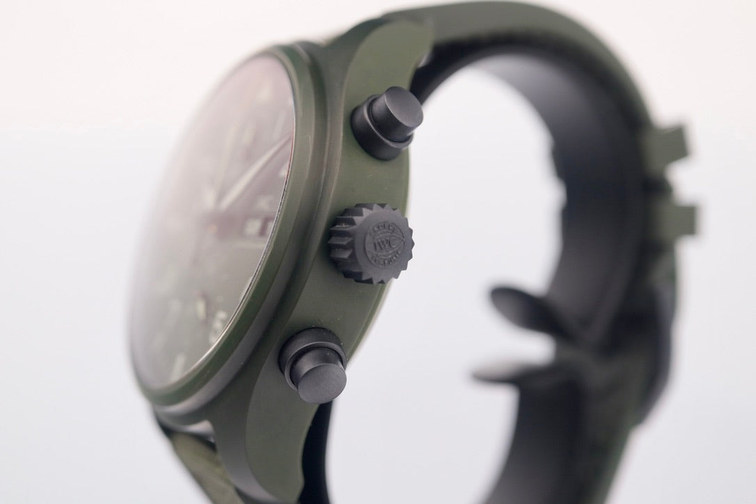 Men's IWC Pilot’s Watch Chronograph TOP GUN Edition "Woodland"