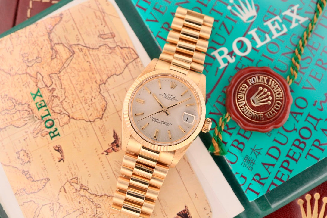 Vintage Rolex Datejust 31 in Yellow Gold (1982)