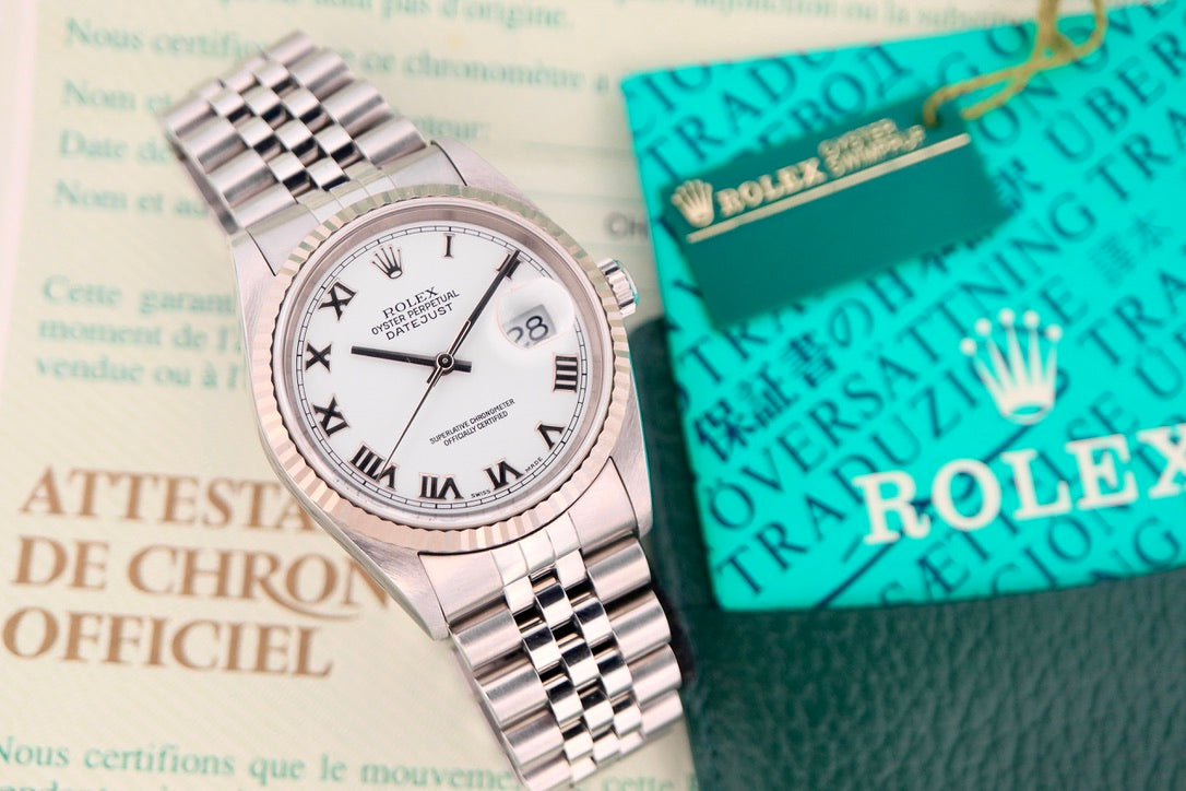 Rolex Datejust 36 - White Roman Numeral Dial