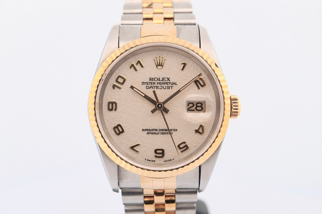 Rolex Datejust 36 Rare Ivory Jubilee Dial