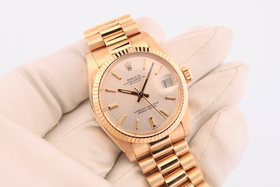 Vintage Rolex Datejust 31 in Yellow Gold (1982)