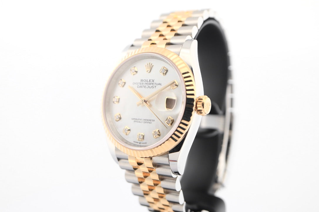 Rolex Datejust 36 Mother of Pearl Diamond Dial (2026)