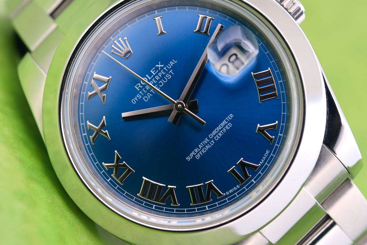 Rolex Datejust ll Blue Dial Roman Numerals (2016)