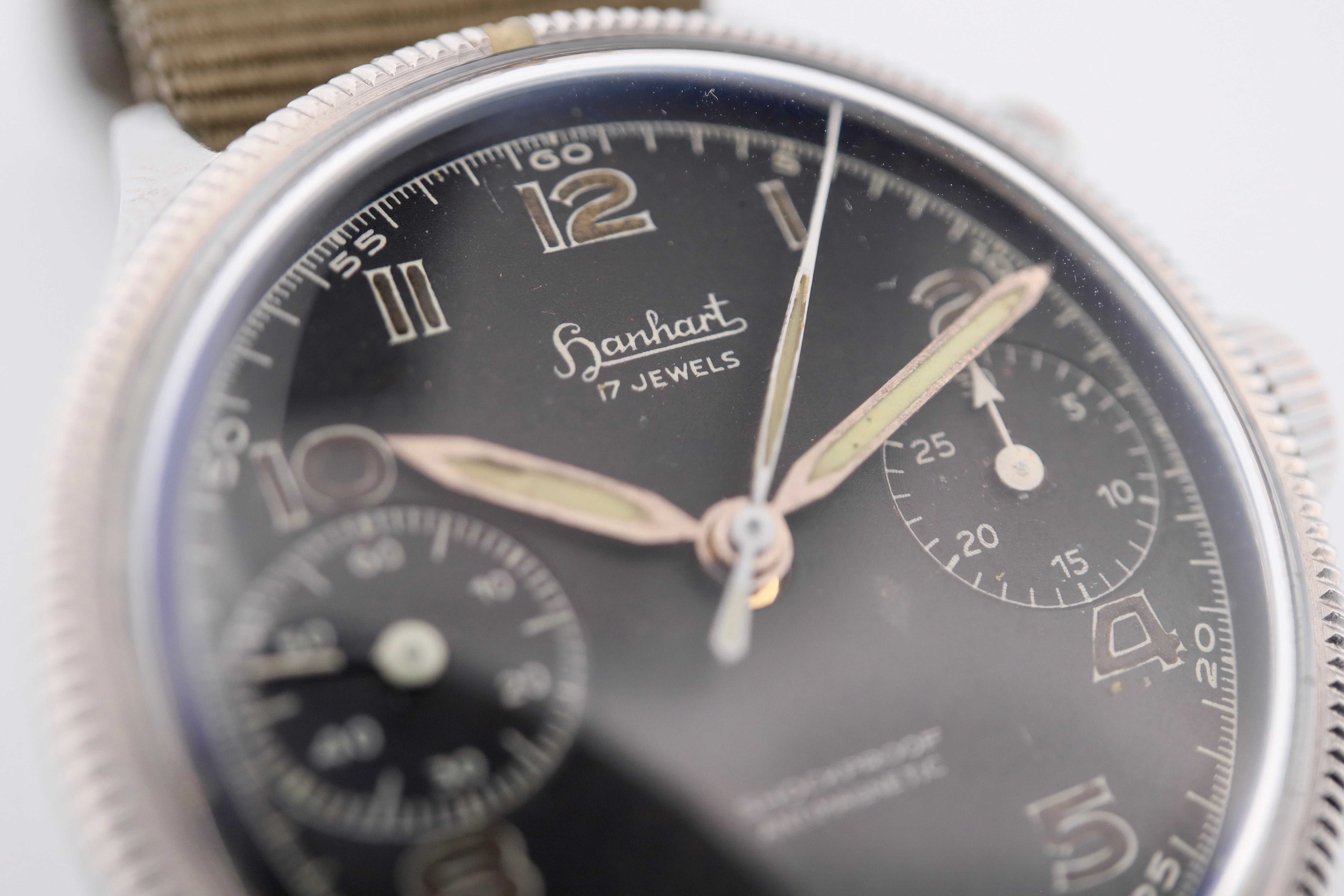 Vintage Hanhart Steve McQueen Chronograph