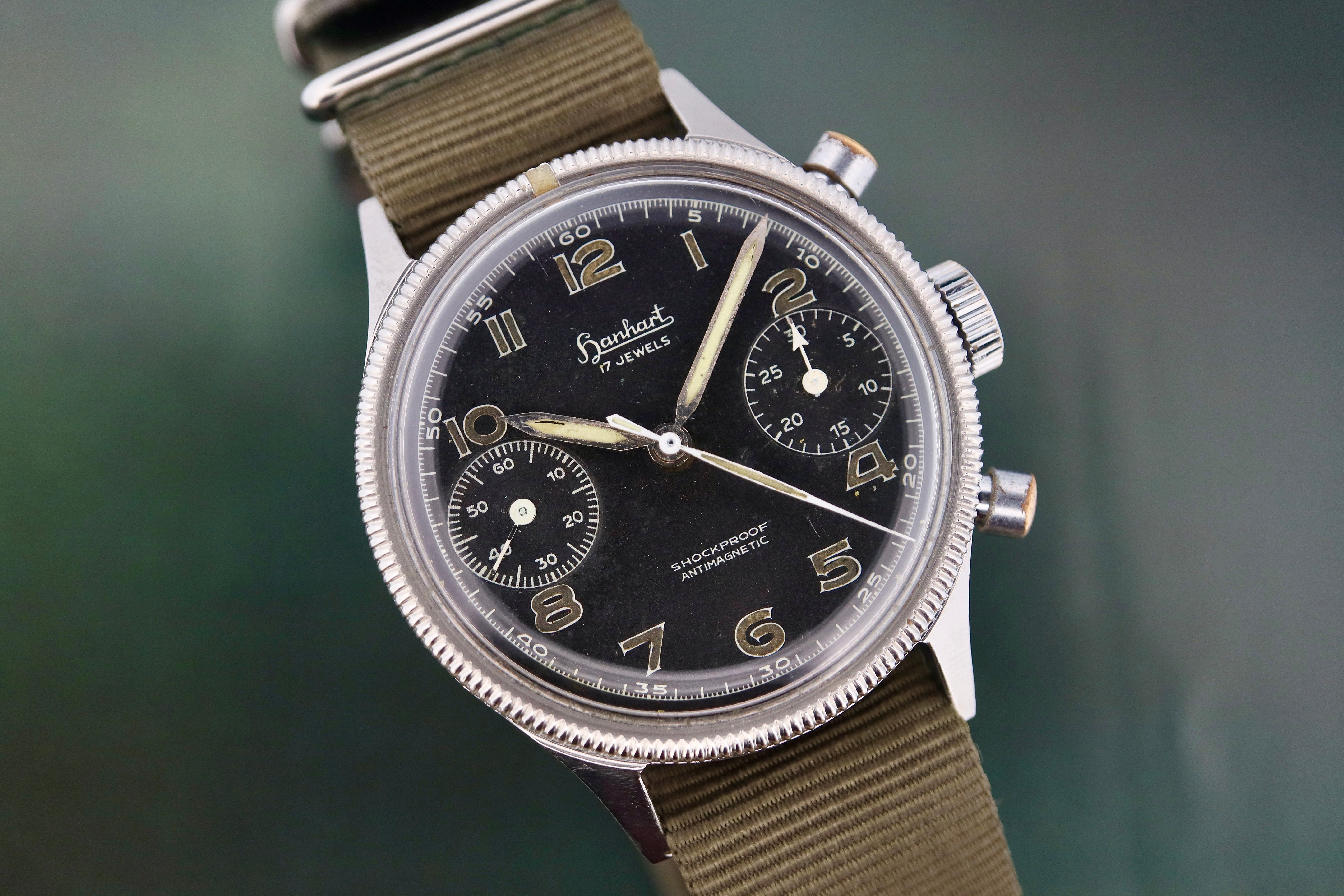 Vintage Hanhart Steve McQueen Chronograph
